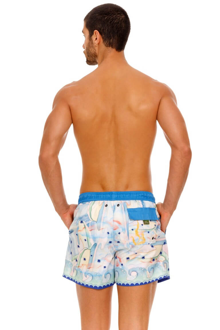 Agua Bendita Cassius Swim Trunks in naca