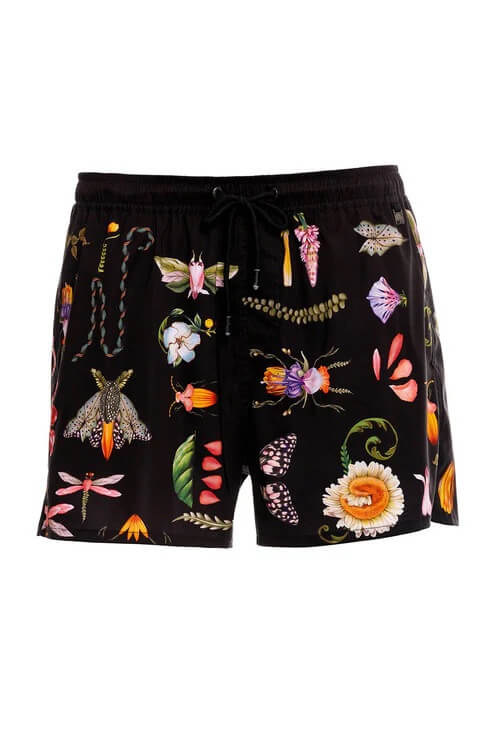 Agua Bendita Cassius Swim Trunks in Ambar flat product