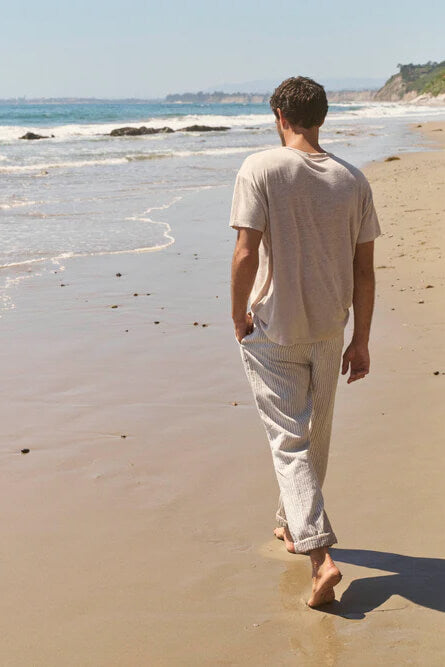 Alex Crane Bo Pants in salt lines