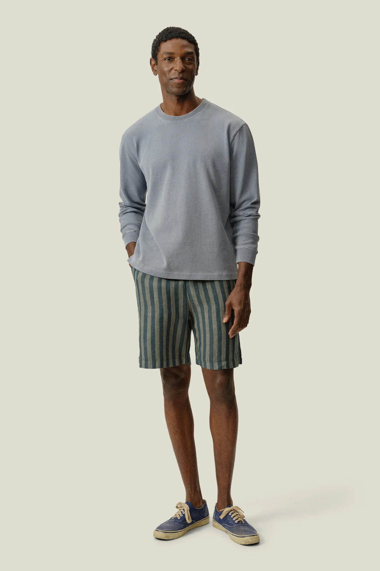 Alex Crane Bo Shorts in big wave jade