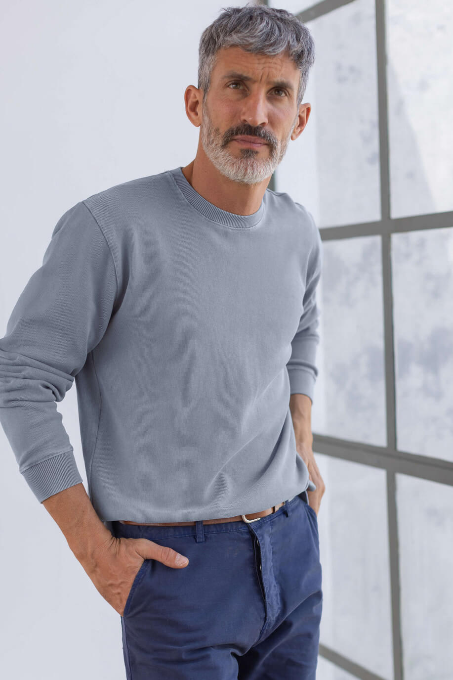 Caza crewneck in wave style