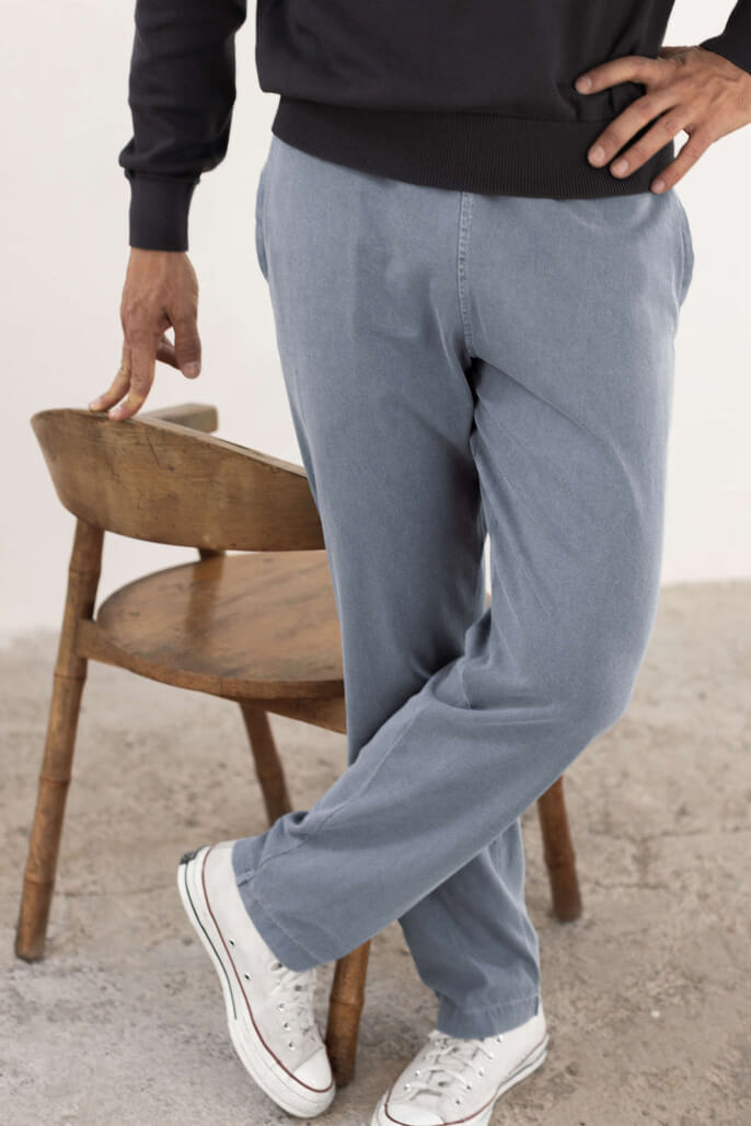 Alex Crane Caa Knit Pants in wave