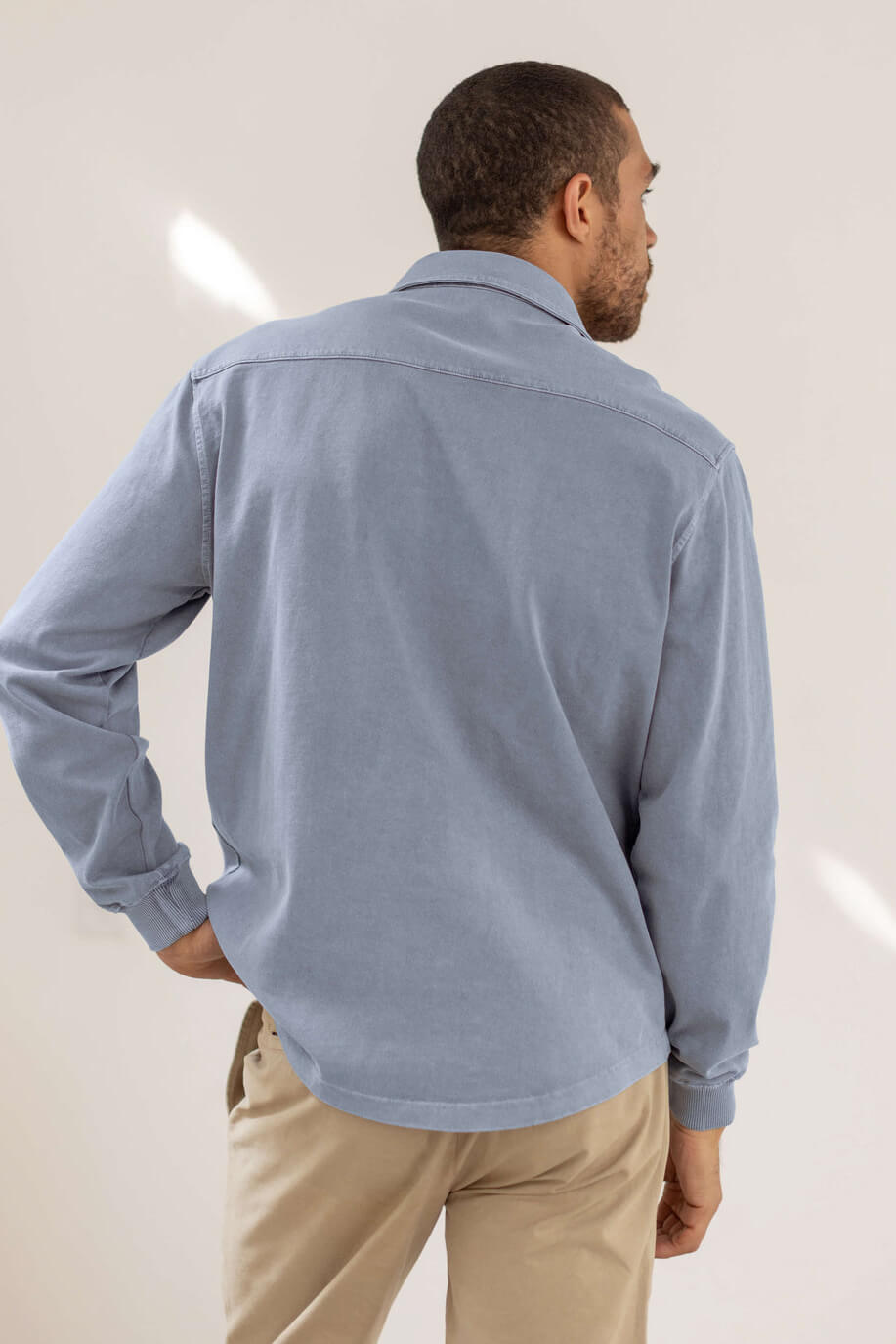 Alex Crane Caza Knit Shirt in wave back