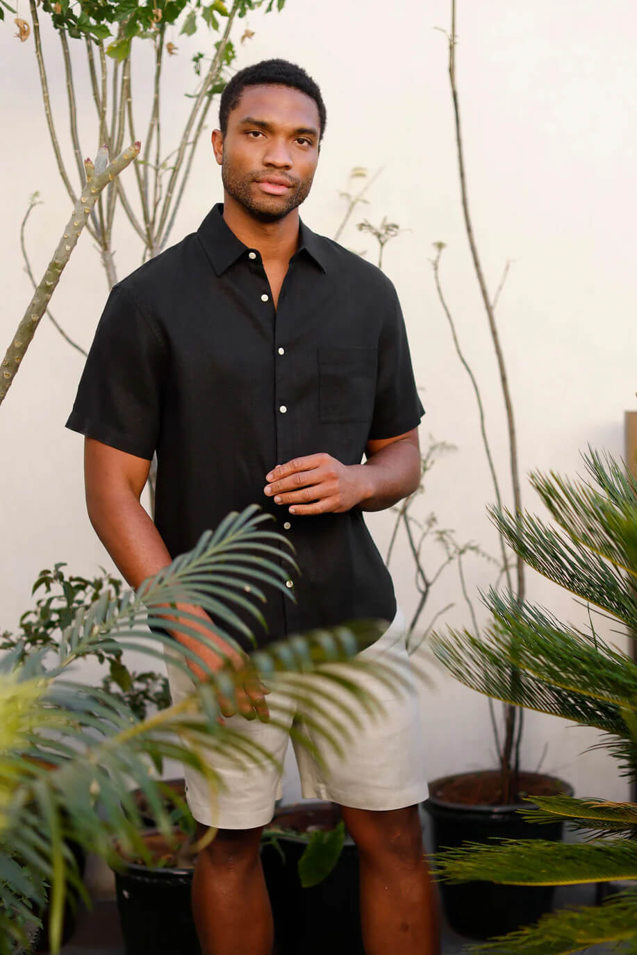 Alex Crane Ola Shirt in night outfit