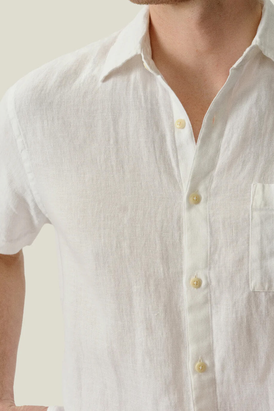 Alex Crane Ola Shirt in snow close up
