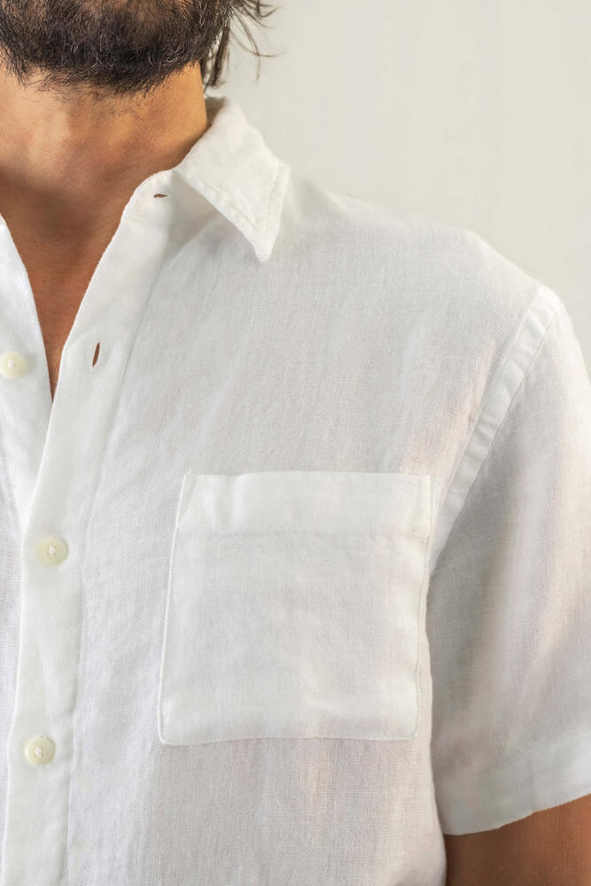 Alex Crane Ola Shirt Snow close up