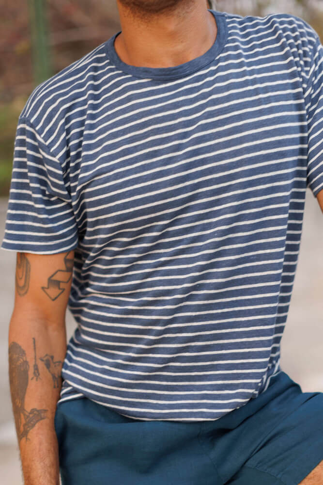 Alex Crane sun tee in sail style