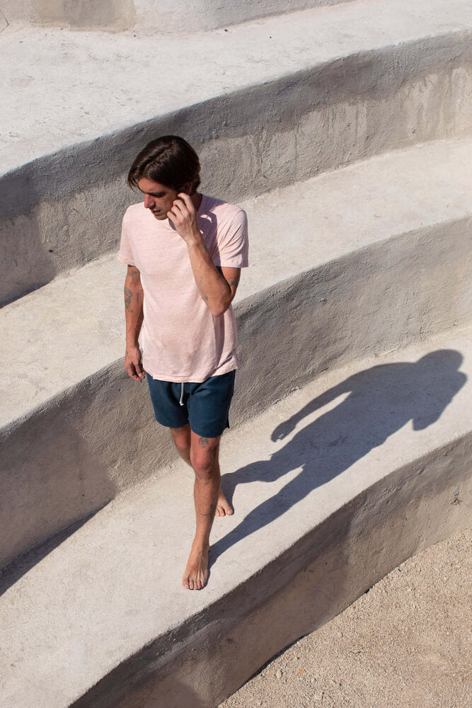 Alex Crane sun tee in watermelon lifestyle