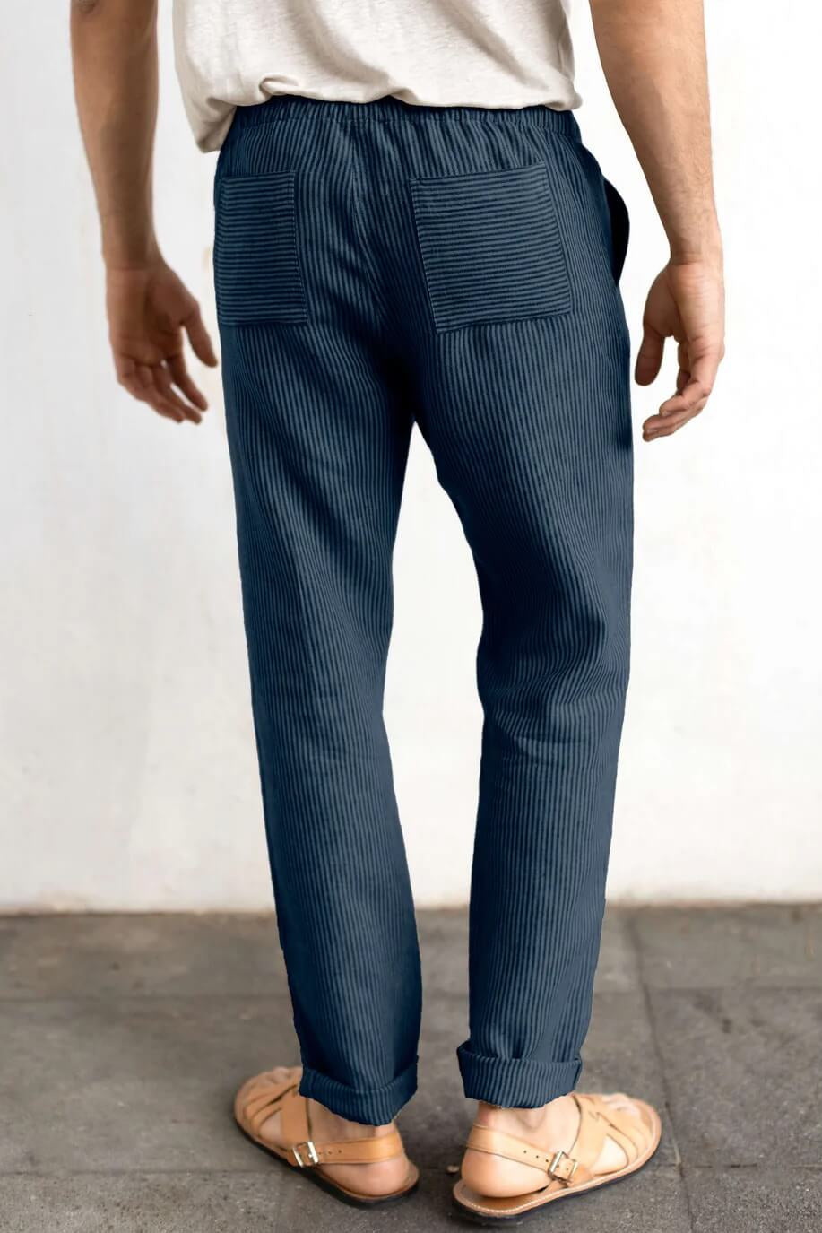 Alex Crane Bo Pants in Overdye Chai back