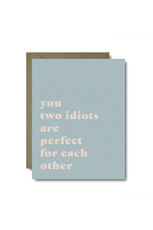 Black Lab Studio Two Idiots Card