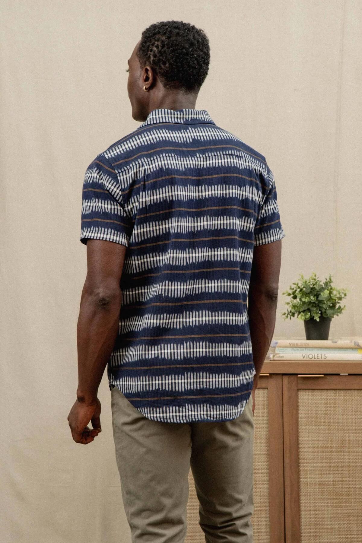 Bridge & Burn The Marten Shirt in Dusk Mirage back