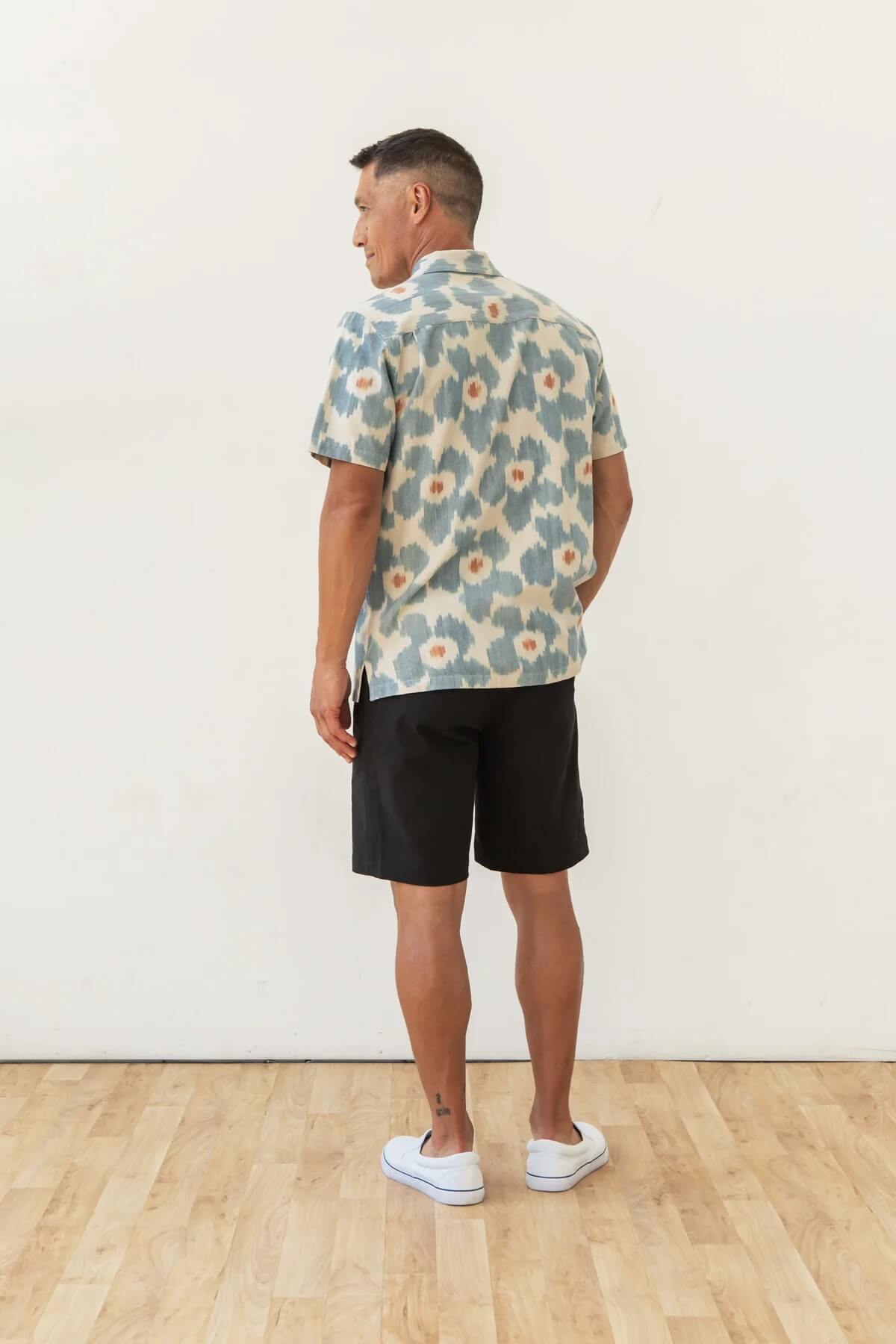 Bridge & Burn The Bodie Shirt Polar Blossom back
