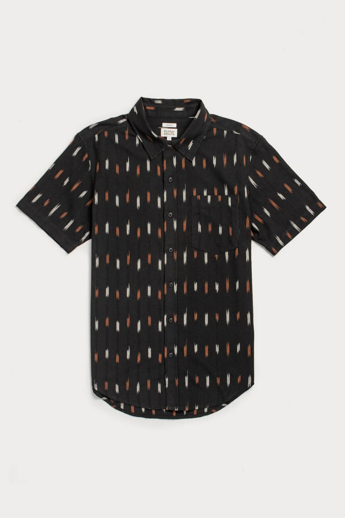 Bridge and Burn The Harbor Slim Shirt in Dotted Horizon flat product