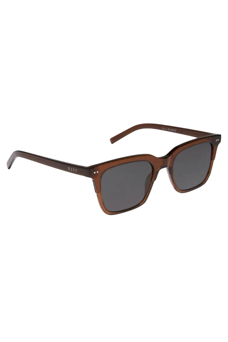 Diff Eyewear Billie Polarized Sunglasses in Whiskey + Grey