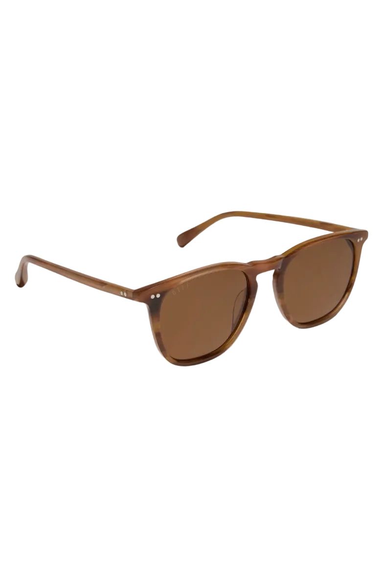 Diff Maxwell XL Polarized Sunglasses in Longhorn/Brown