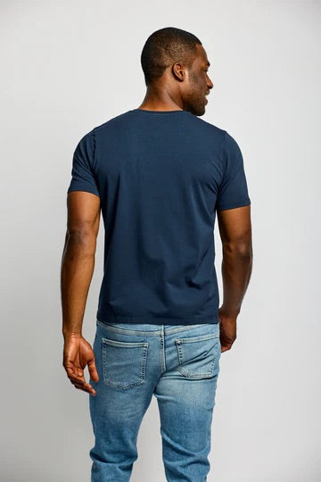 Easy Mondays VNeck T-Shirt in Navy back