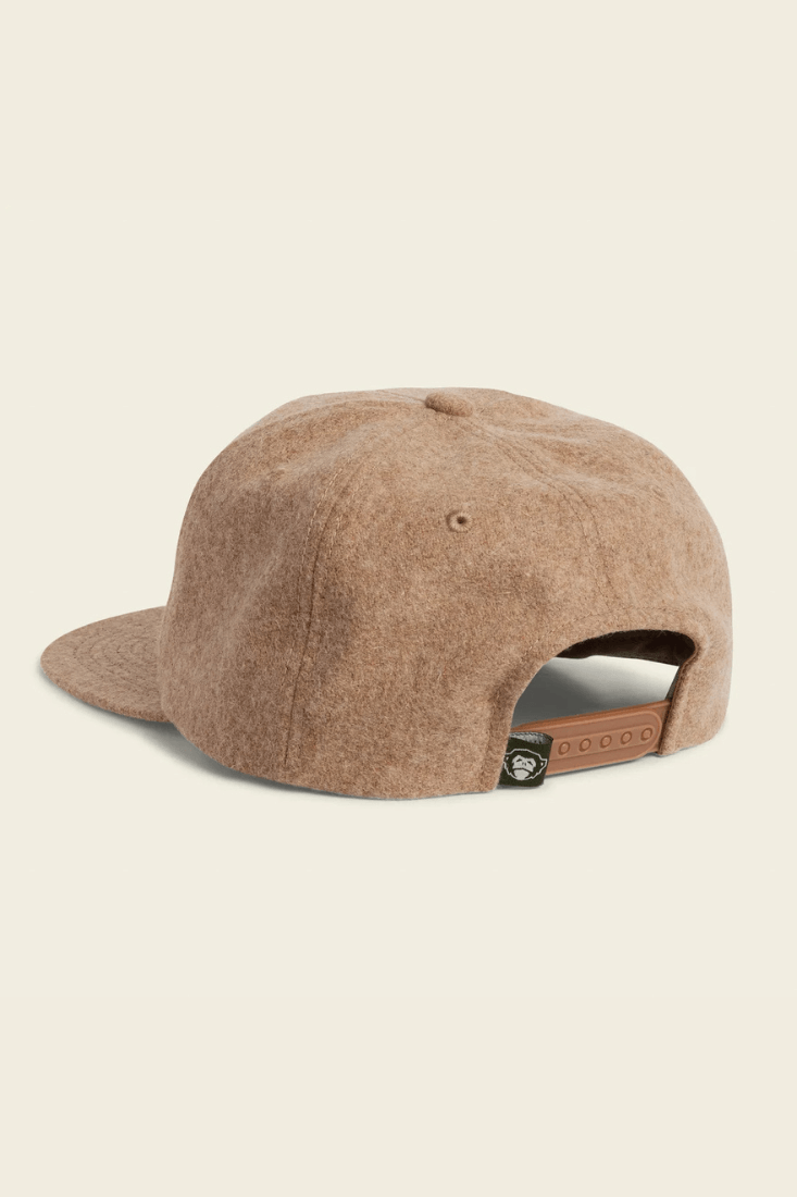 Howler Brothers Big HB Snapback men's unstructured five-panel hat with signature HB patch, pliable bill and adjustable snapback closure.