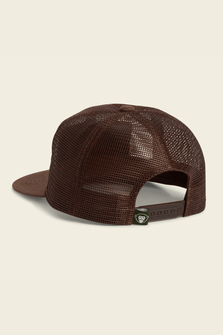 Howler Brothers Parrot Patrol Feedstore Snapback men's unstructured six-panel mesh hat with pliable bill and adjustable snapback closure