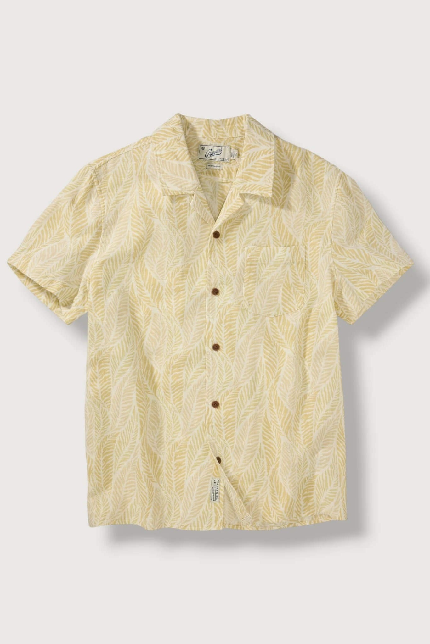 Grayers Cottage Loom Shirt in Cande Fade flat product