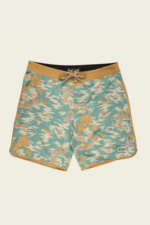 Howler Bros Bruja Boardshort in dreamland seafoam