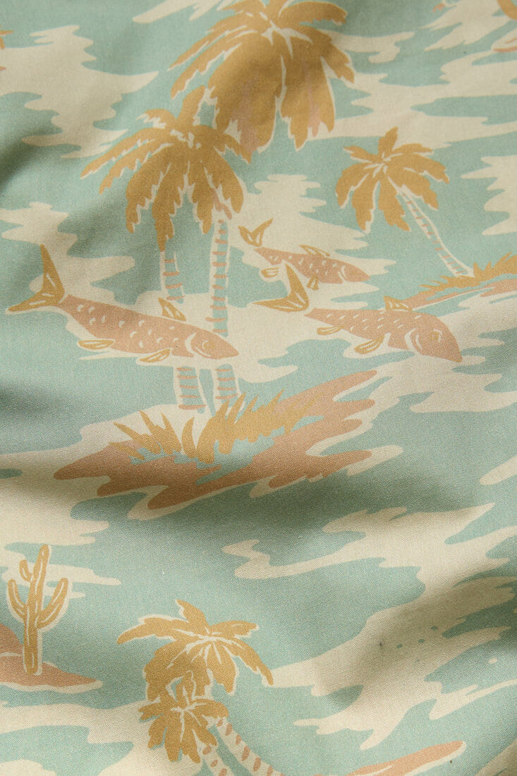 Howler Bros H Bar B Snapshirt in dreamland seafoam
