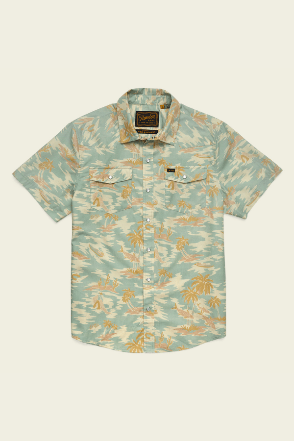 Howler Bros H Bar B Snapshirt in dreamland seafoam