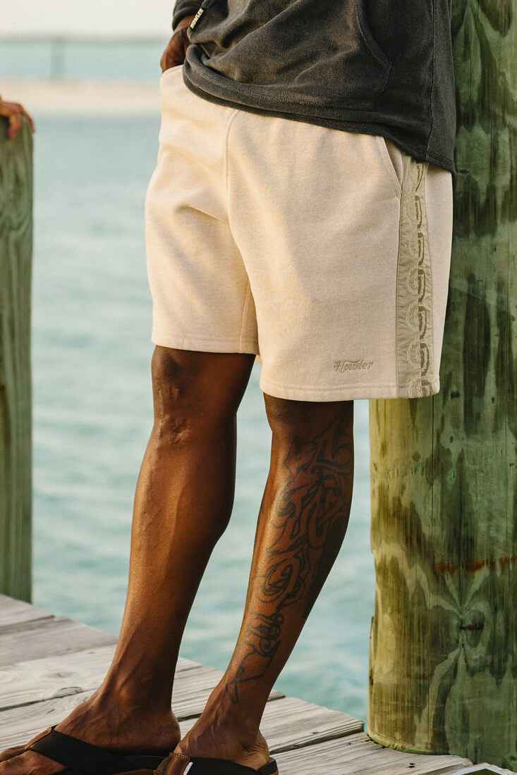 Howler Bros Palmetto Chill Shorts in oatmeal