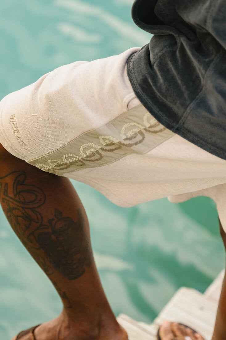 Howler Bros Palmetto Chill Shorts in oatmeal