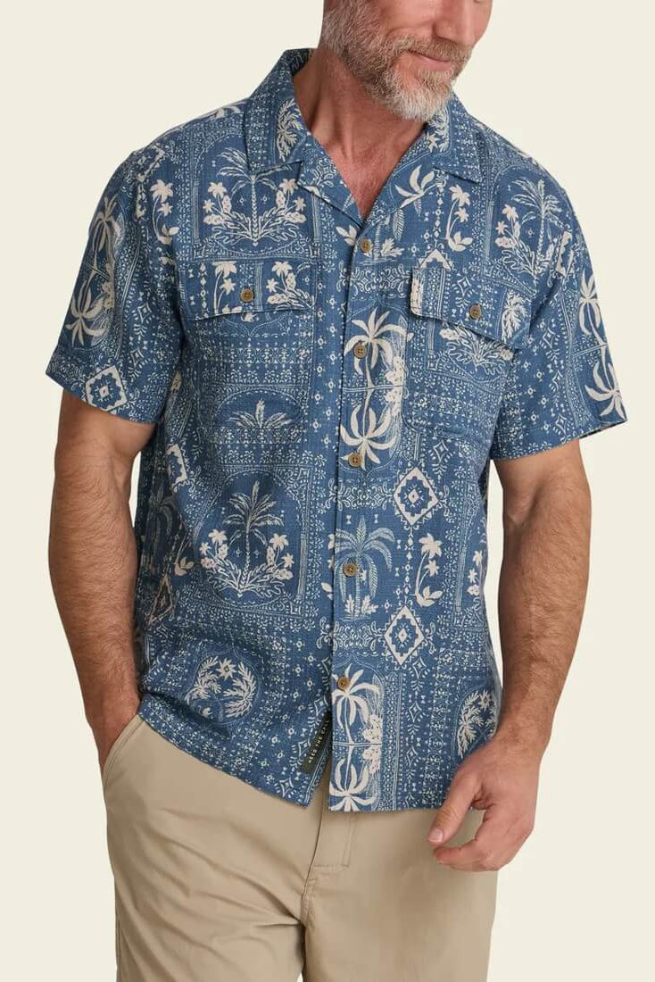 Howler Bros. Shores Club Shirt in Palmetto Profecy Storm Blue