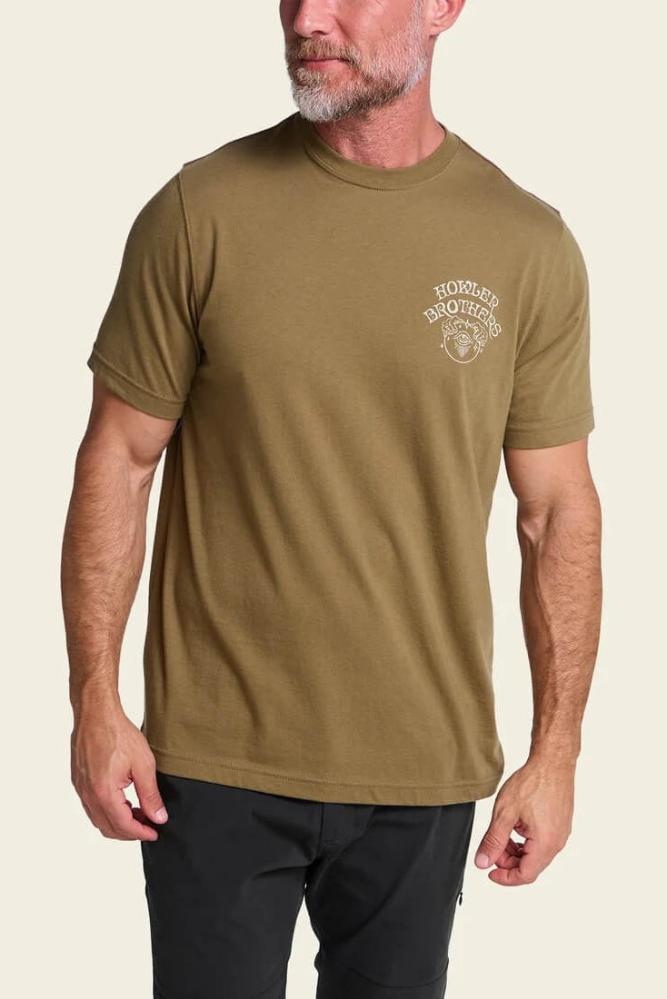 Howler Bros River Wizard T-Shirt in Ivy Green