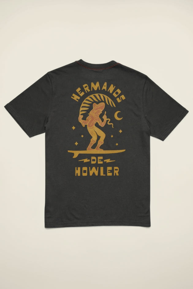 Howler Bros Serpiente Offerings T-Shirt in Antique Black