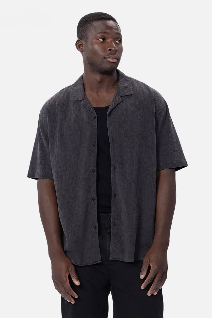 Industrie The Magna Short Sleeve Shirt in Onyx