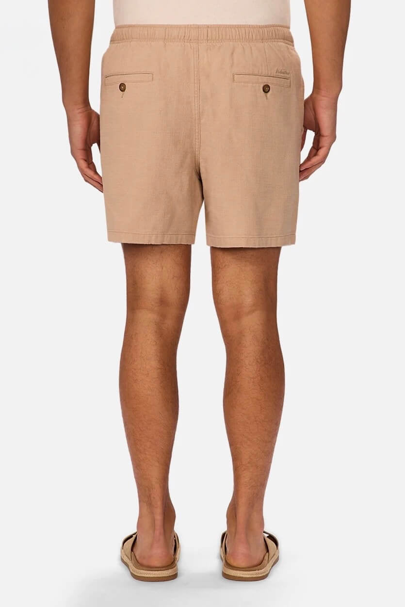Industrie The Mallorca Short in Lt Caramel back fit