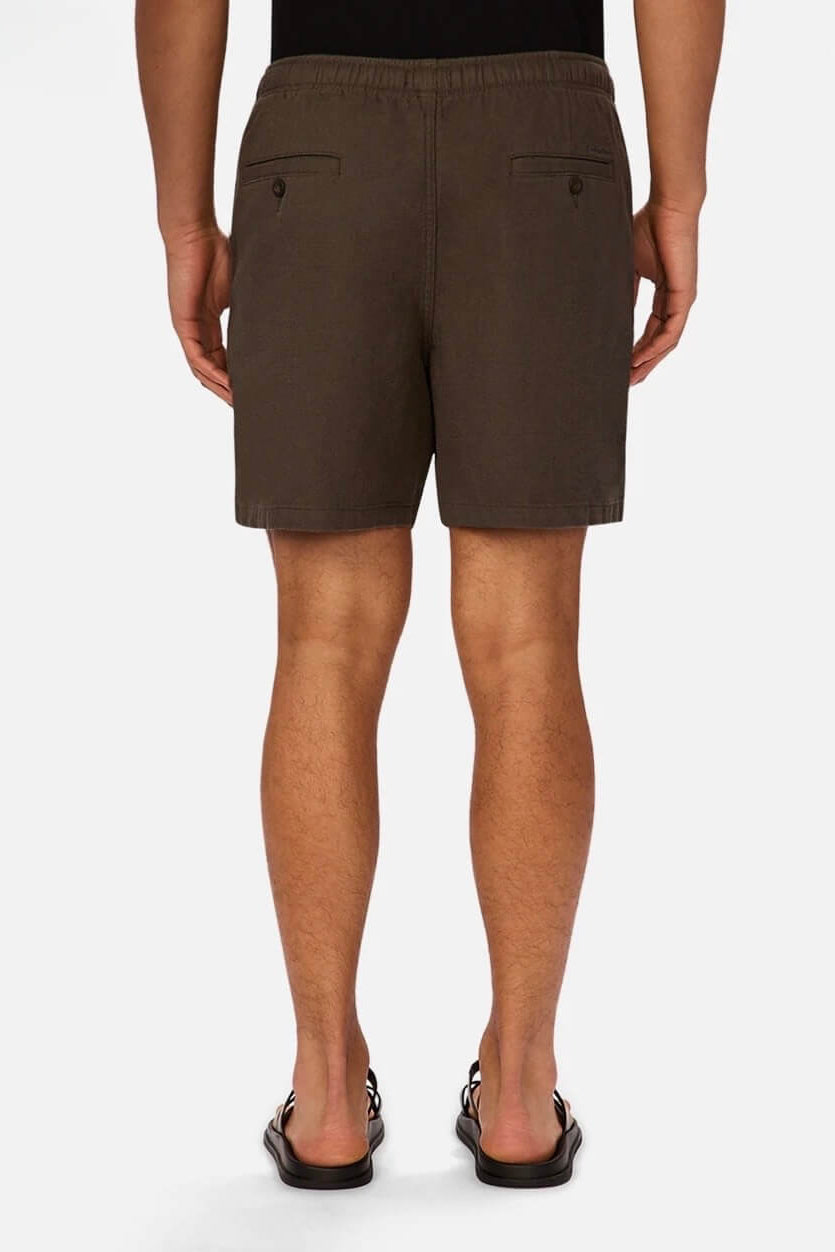 Industrie The Mallorca Short in Gunmetal back fit
