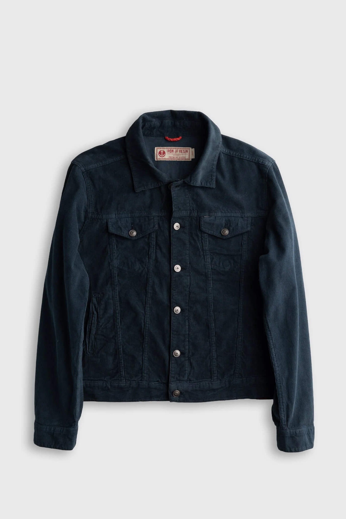Iron & Resin Corduroy Rambler Jacket in Navy