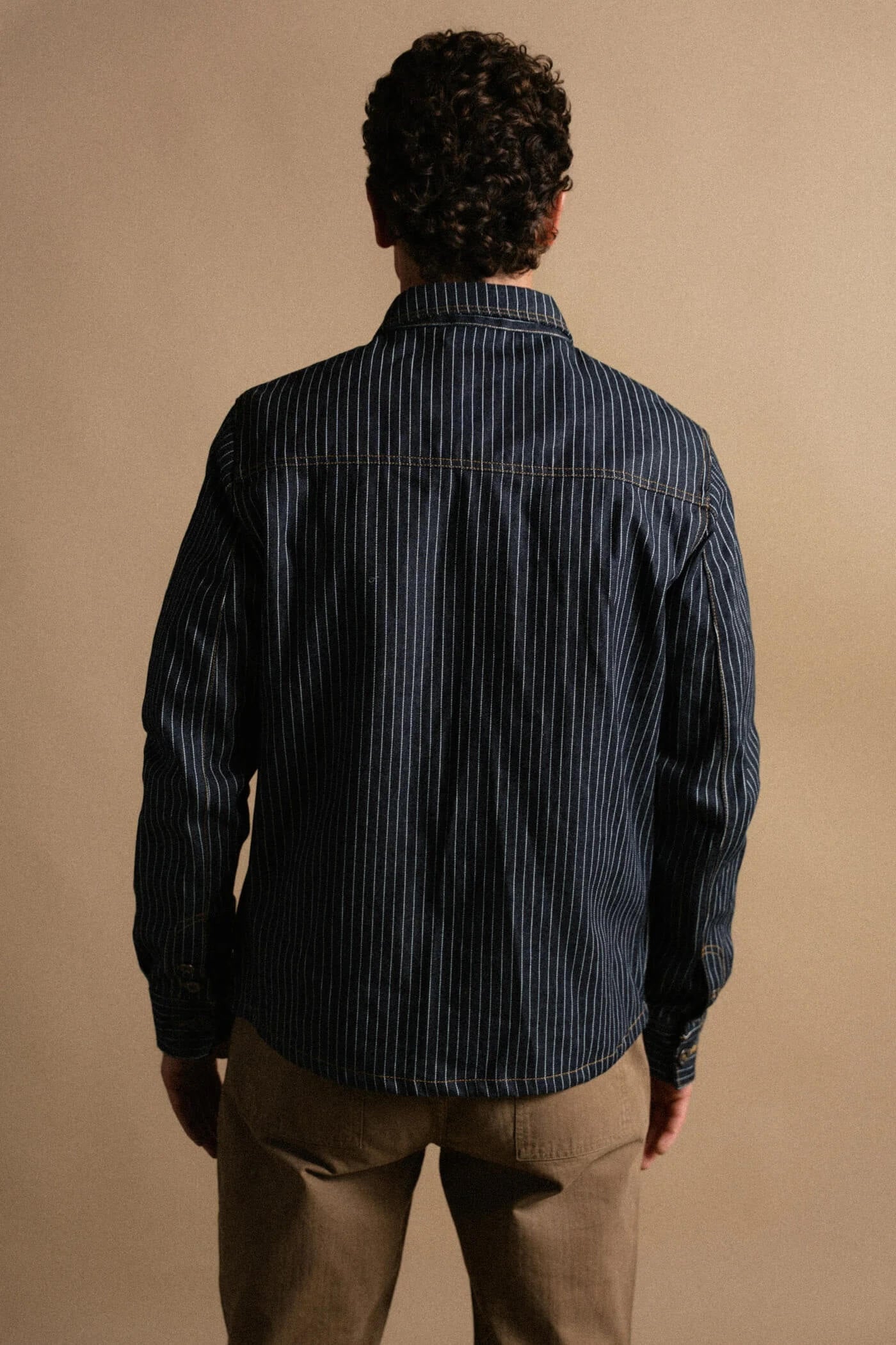Iron & Resin Dogtown Shirt in Darkwash back fit