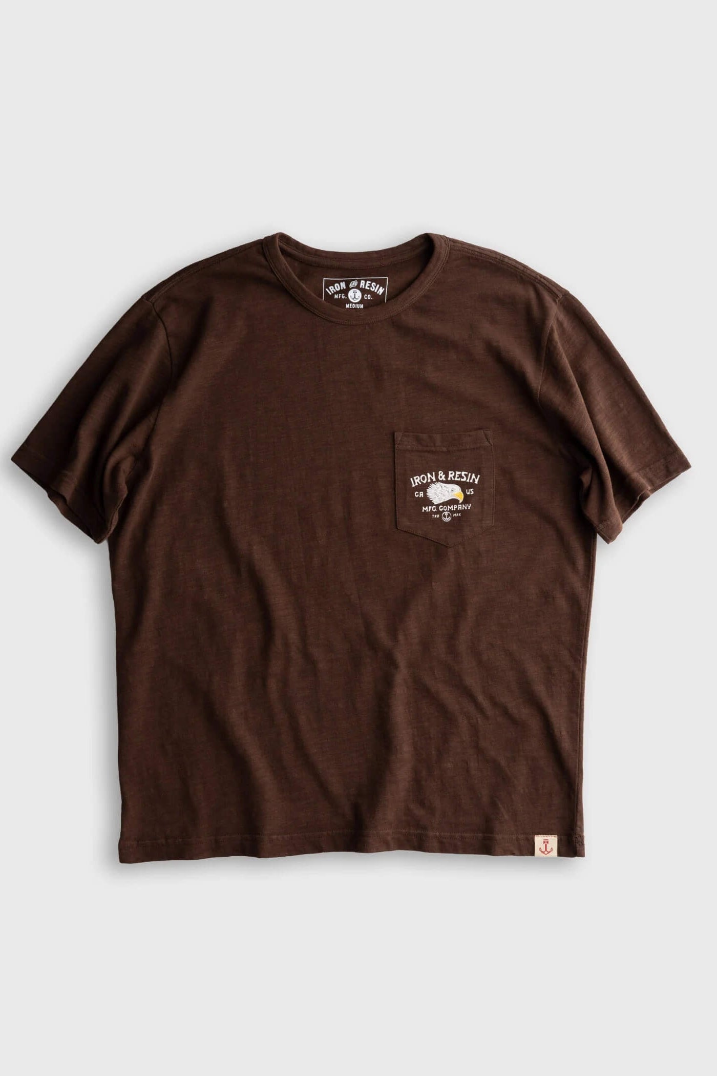Iron & Resin Don't Ruin It Tee in Brown front