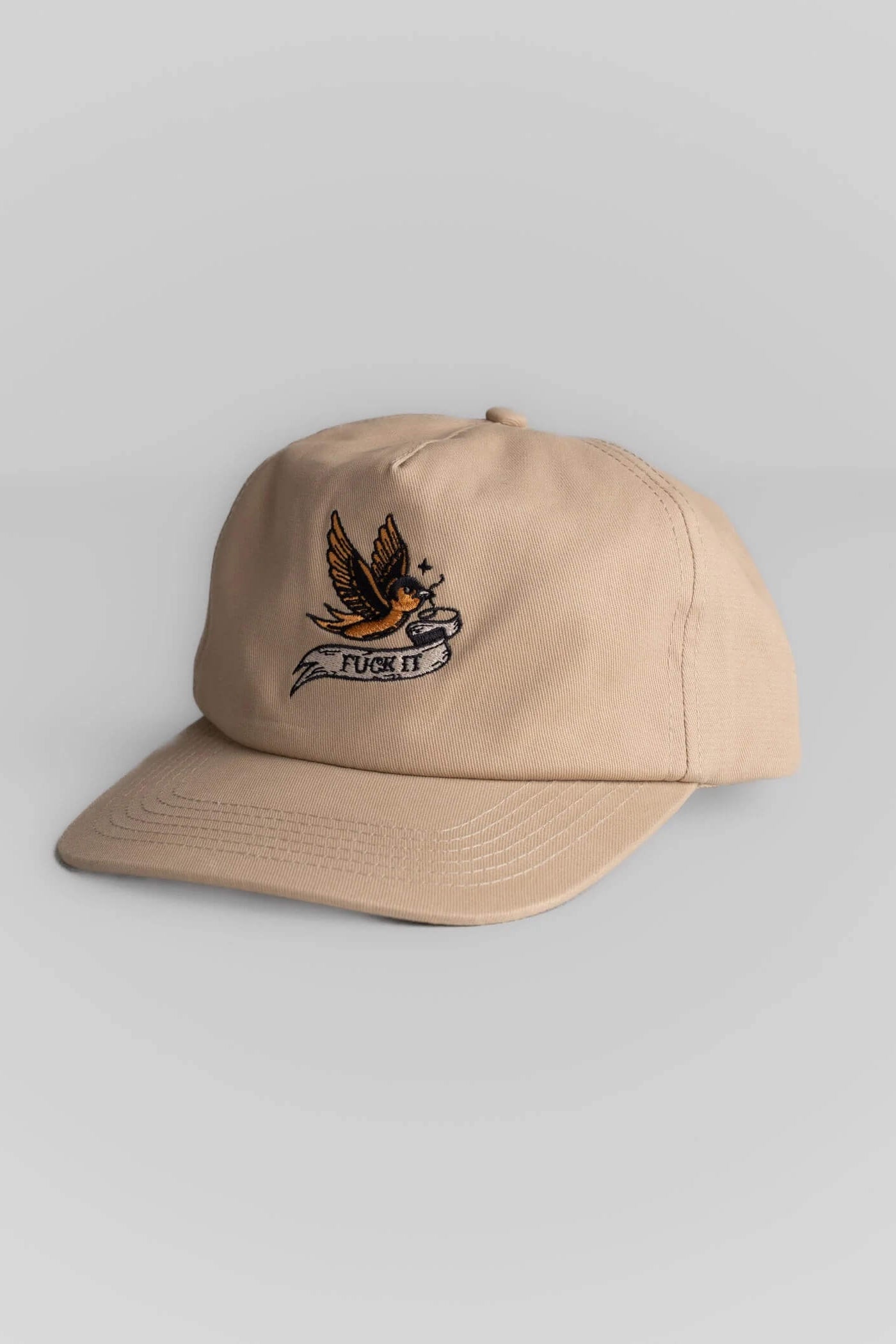 Iron & Resin Fuck It Hat in Beige