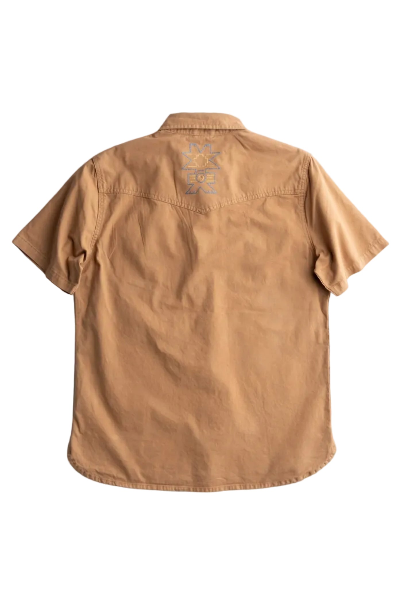 Iron & Resin Sapa Shirt in Beige flat product back