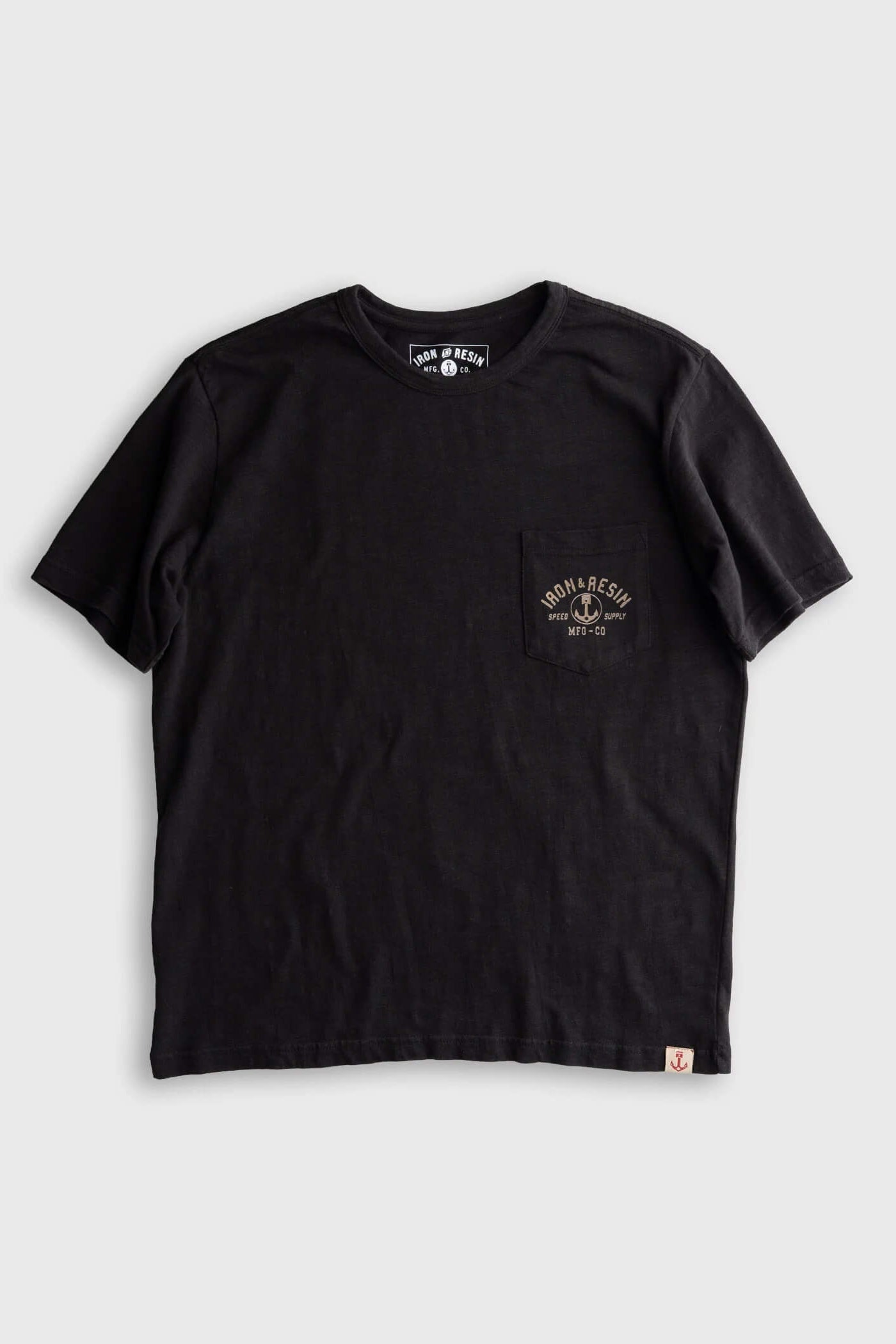 Iron & Resin Speed Supply Tee in Black front