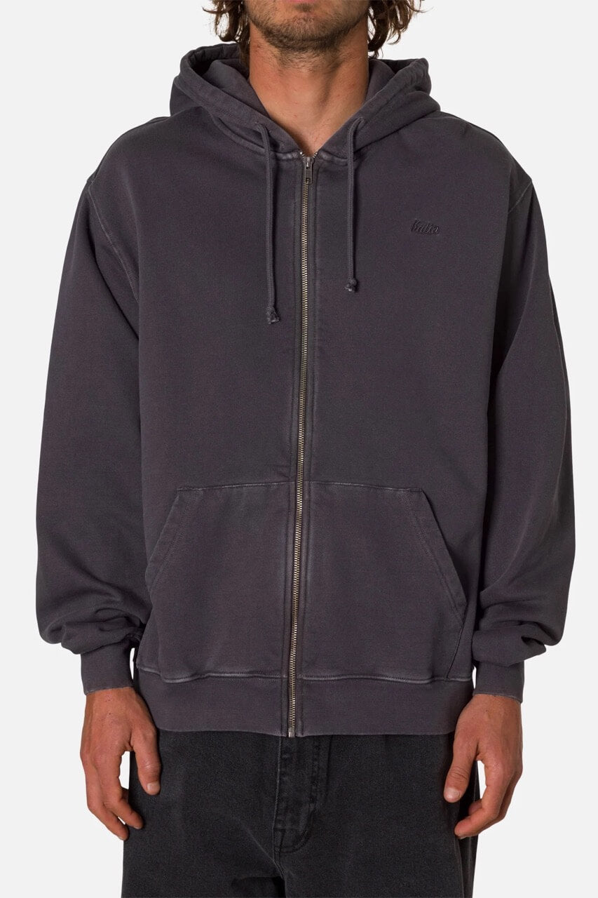 Katin Embroidery Full Zip Hood Fleece Sea Storm