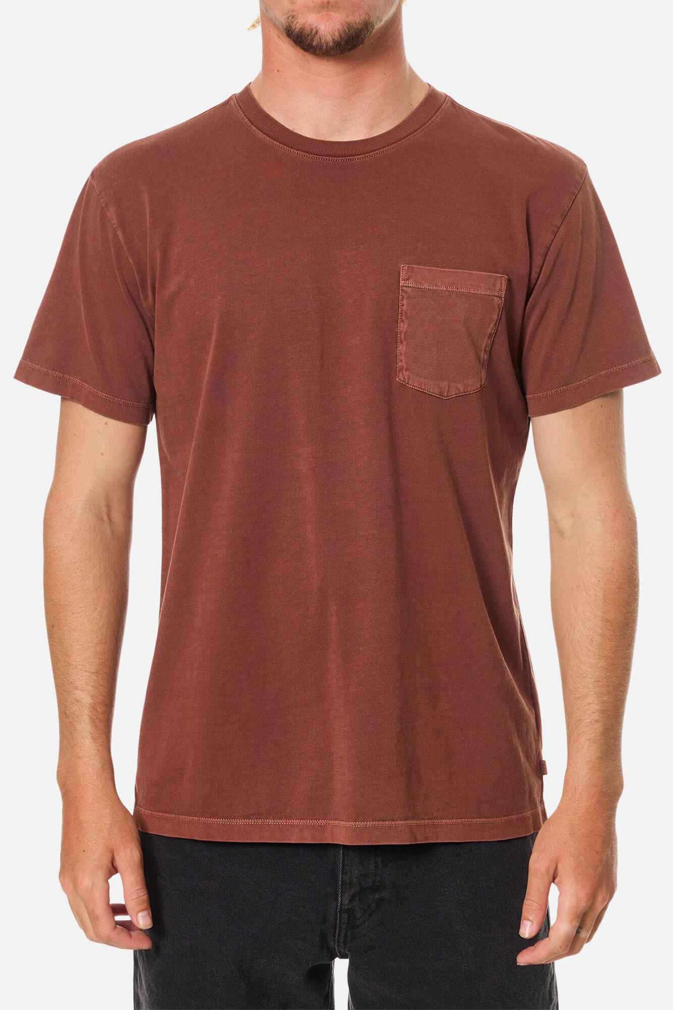 Katin Base Tee Mahogany