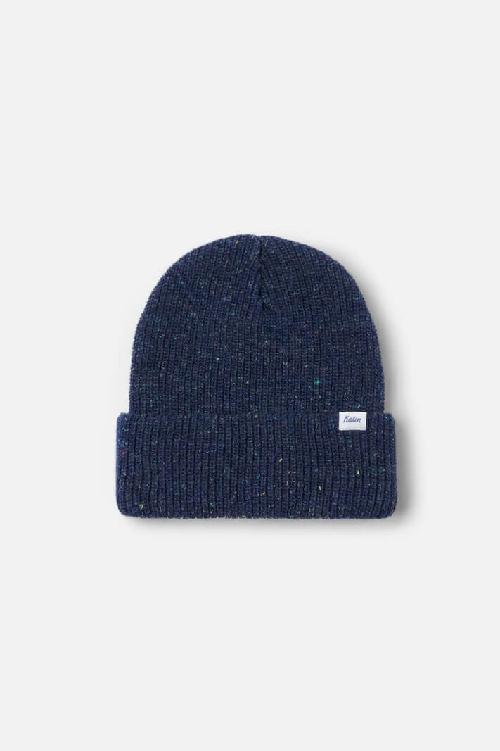 Katin Basic Beanie featuring a classic cuffed knit watchcap design and woven logo label.