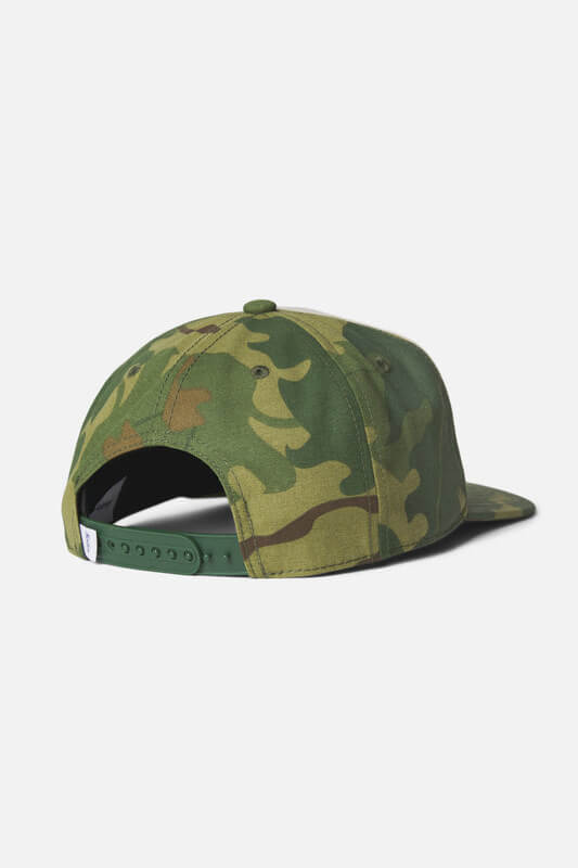 Katin Field Hat featuring a cotton canvas construction, custom Kanvas by Katin patch, low-profile five-panel crown, flat brim, and adjustable snapback closure.