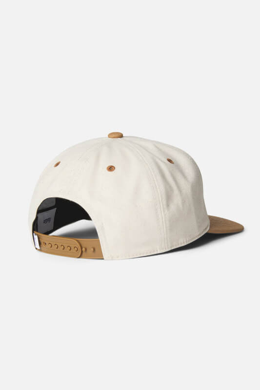 Katin Field Hat featuring a cotton canvas construction, custom Kanvas by Katin patch, low-profile five-panel crown, flat brim, and adjustable snapback closure.