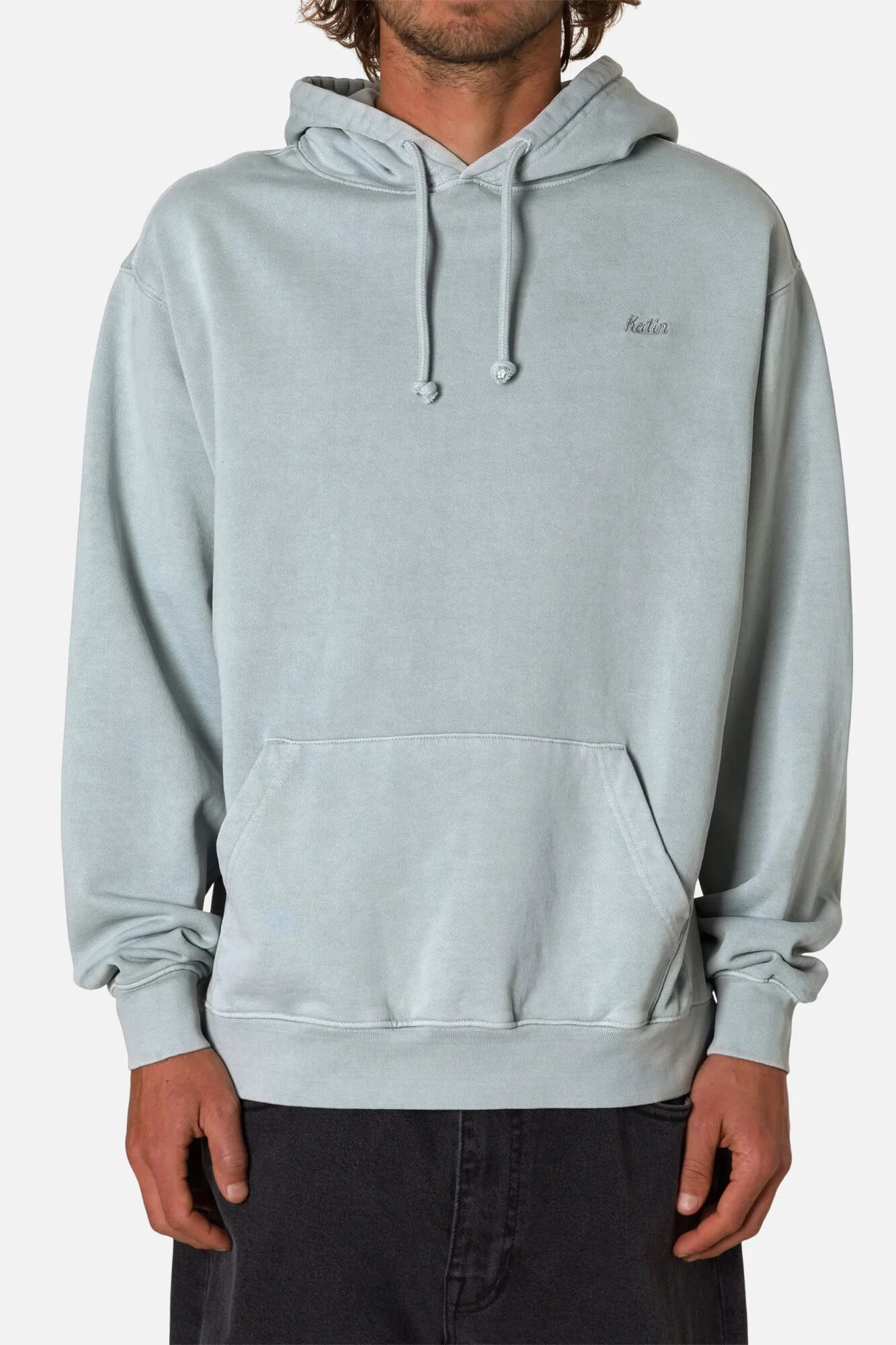 Katin Embroidered Hoodie in Airforce Blue