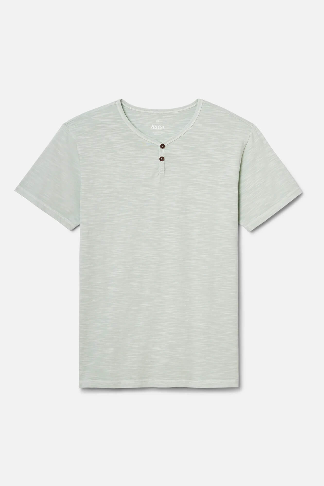 Katin Folk Henley Tee in Sea Foam flat