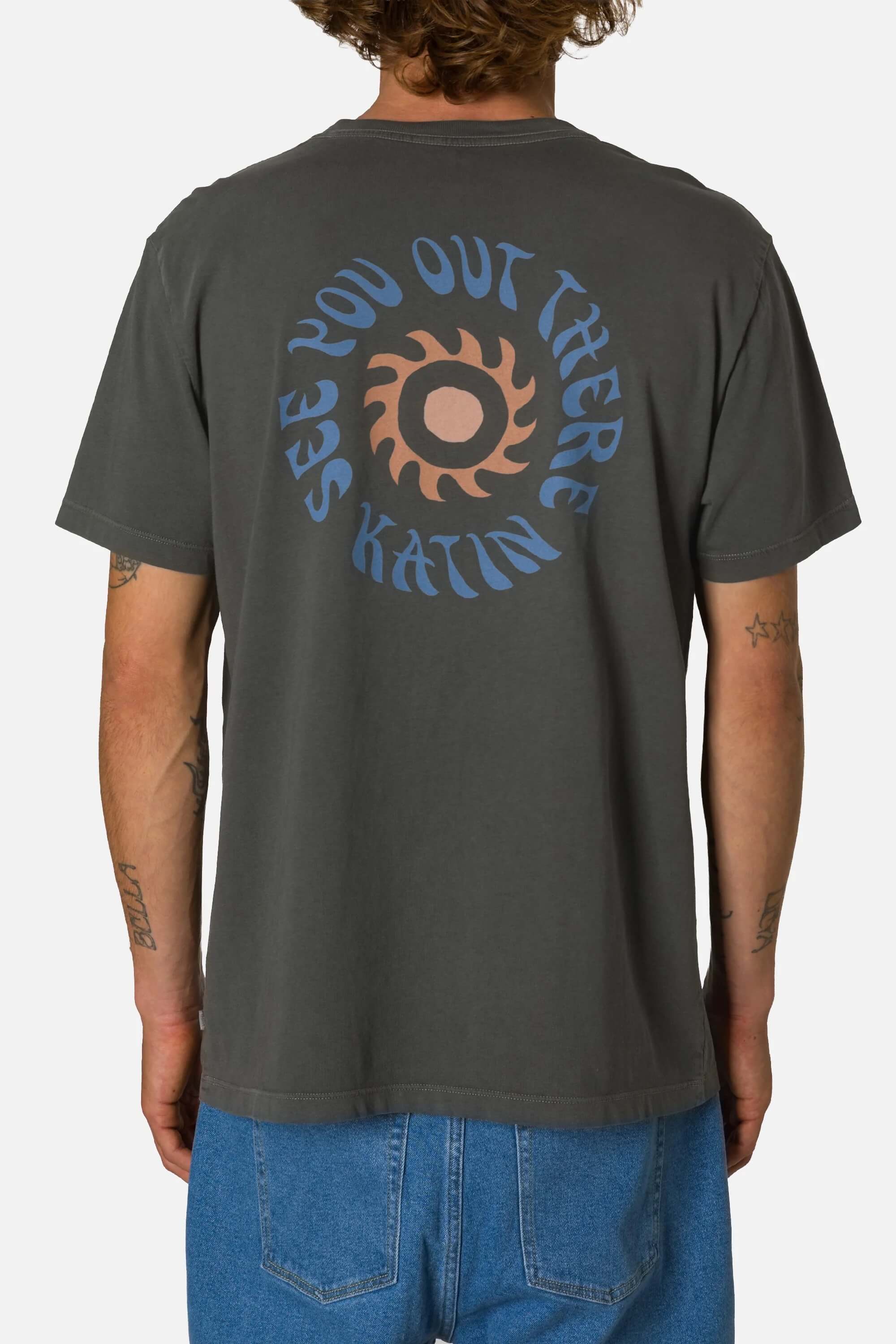 Katin Illusion Tee in Lead back