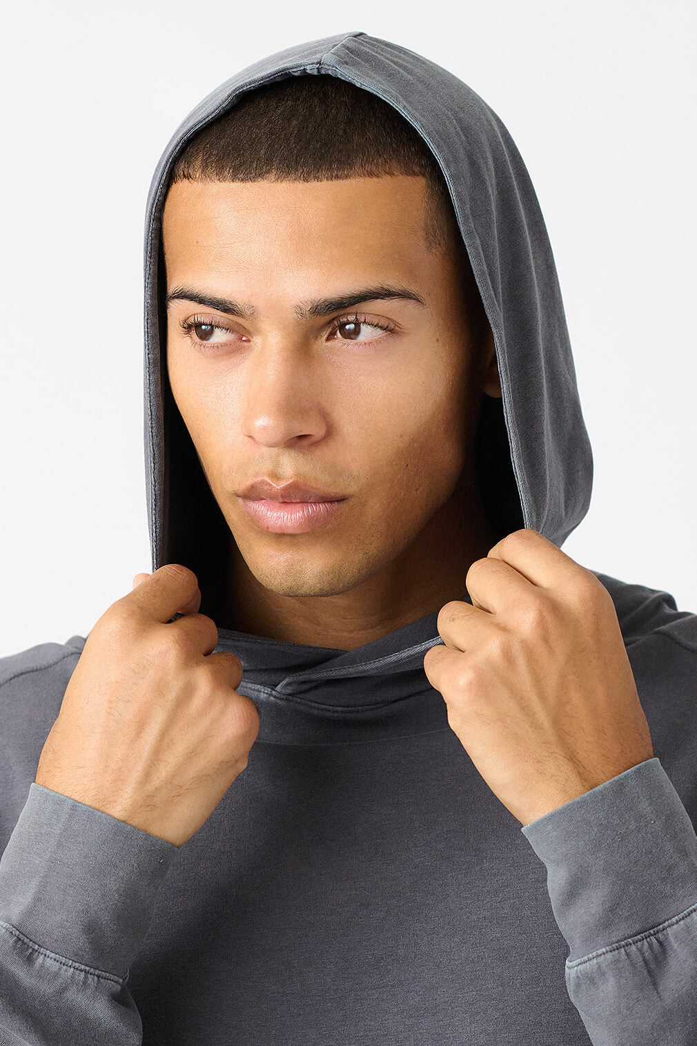 Legends Aviation Tee Hooded LS men's long sleeve hooded shirt with relaxed fit and curved hem