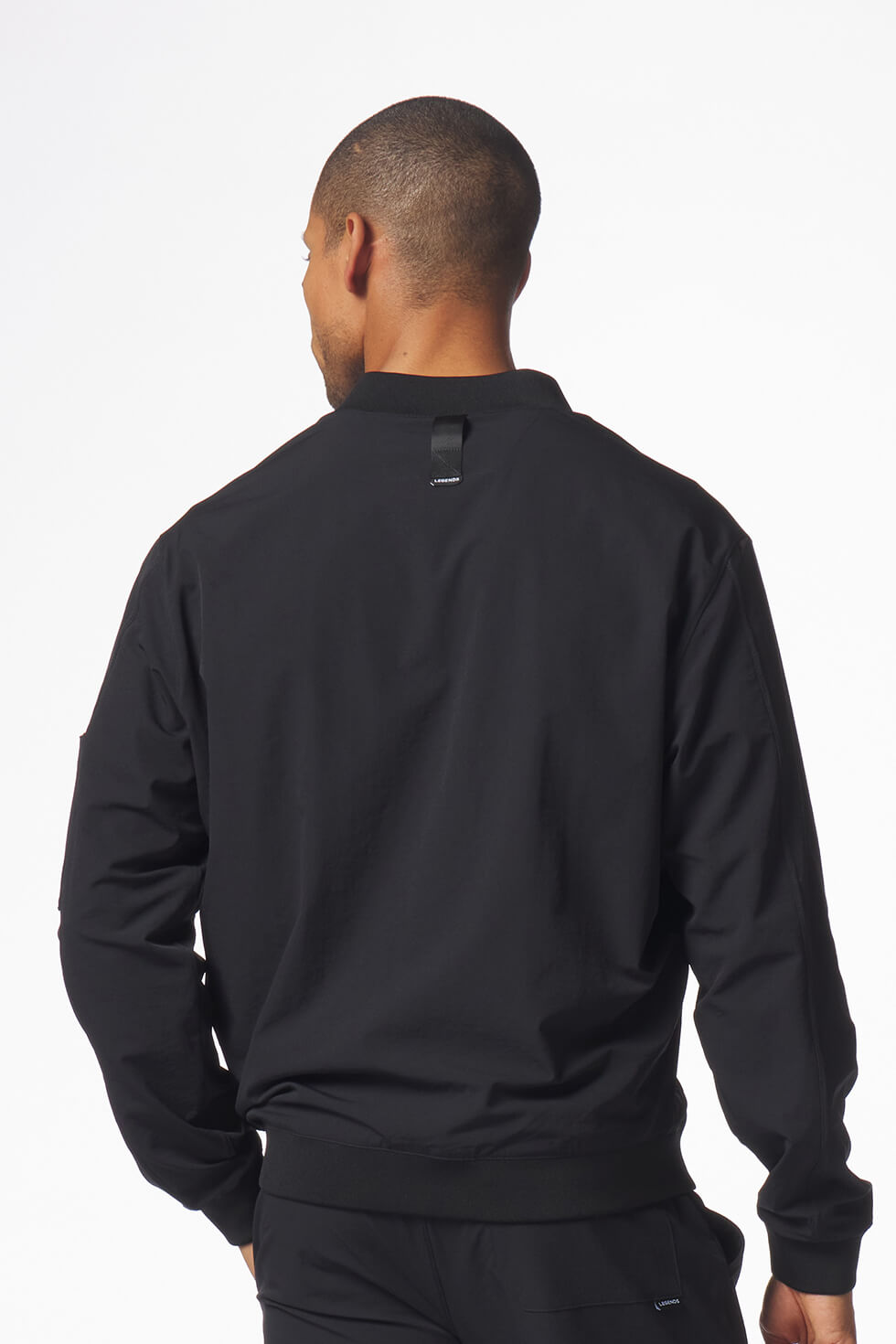 Legends Carson Jacket men's lightweight bomber with athletic fit, full-zip front and ribbed trim